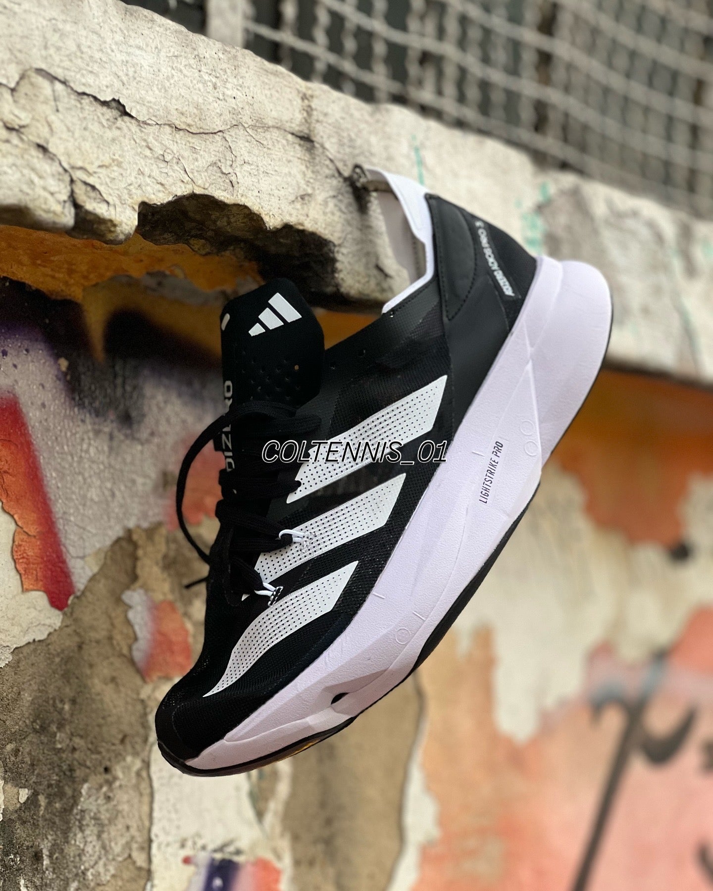 Adidas pro 3 black and white