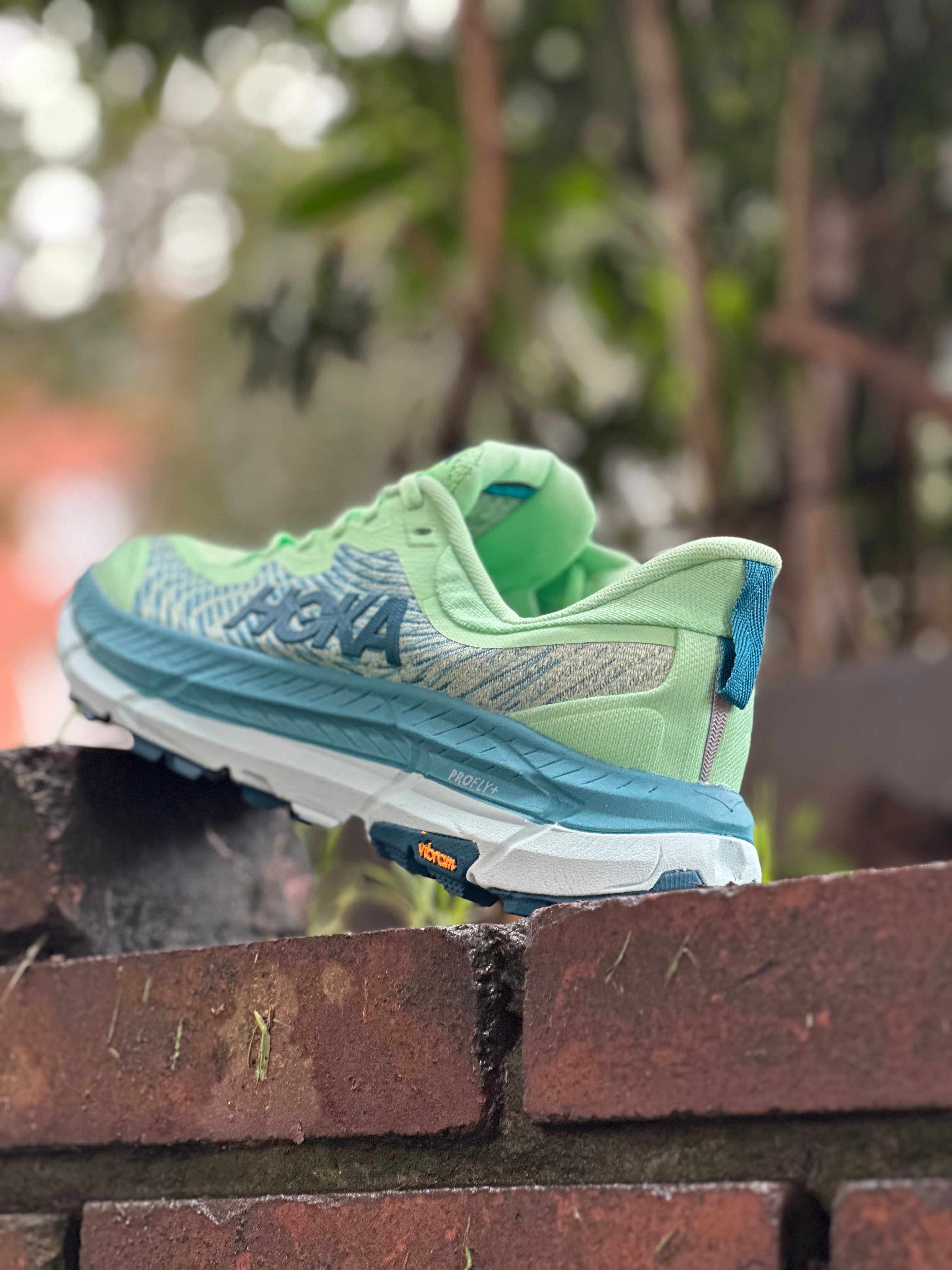 Hoka One One Mafate Speed 2 – Green Ash / Blue Coral
