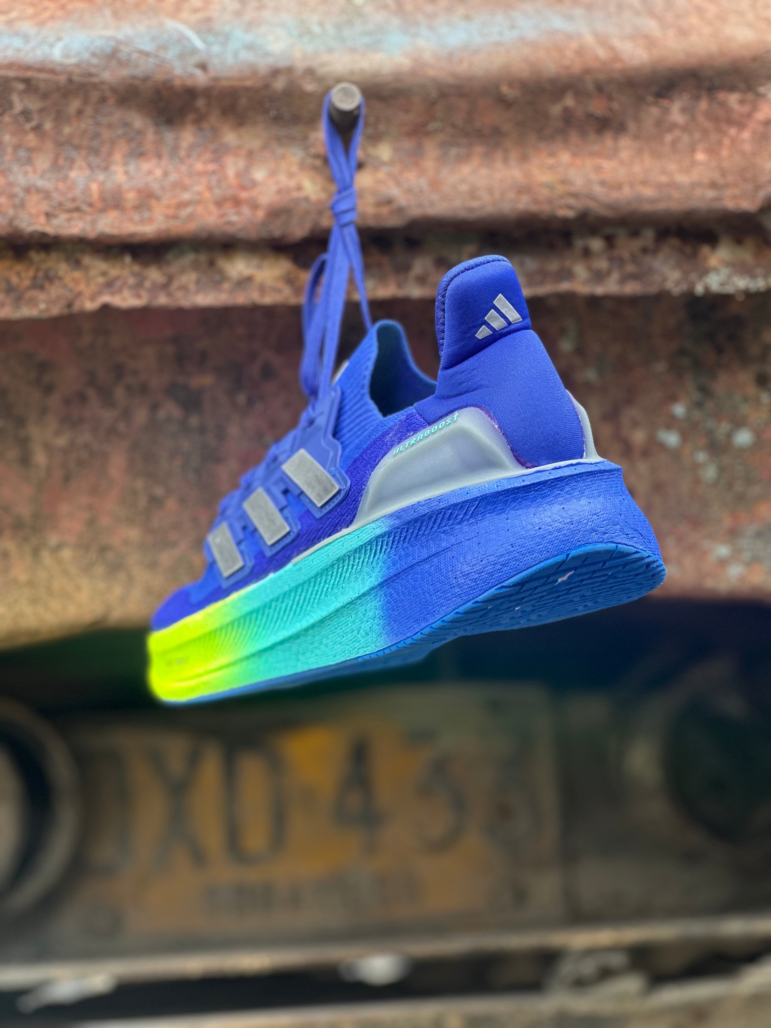 Adidas Ultraboost Light – Blue / Semi Impact Yellow / Lucid Cyan