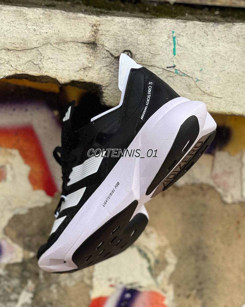 Adidas pro 3 black and white