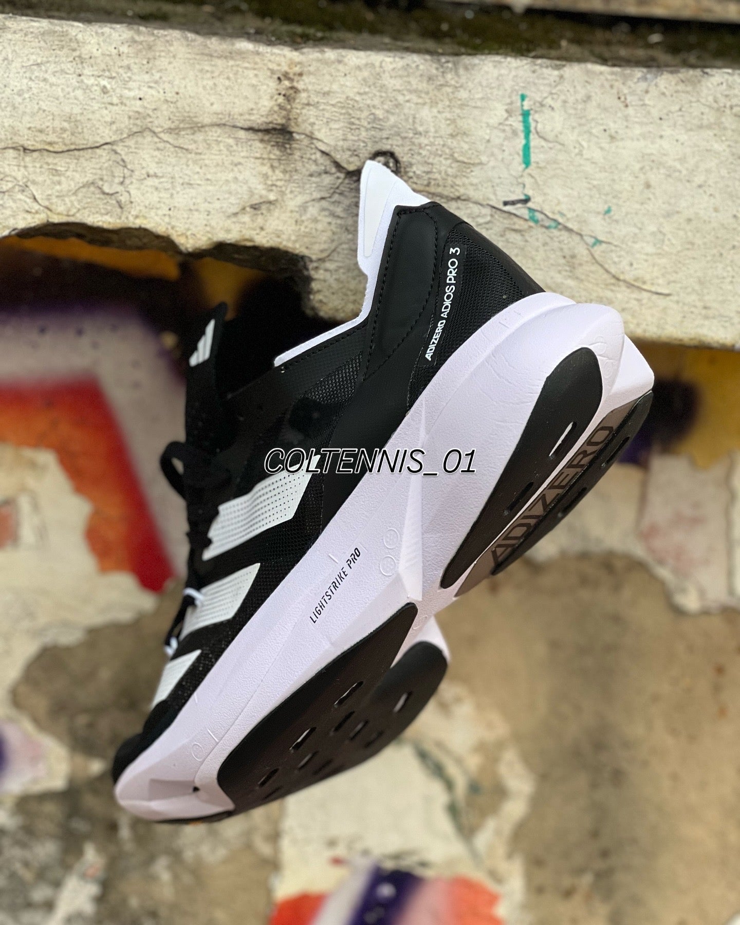 Adidas pro 3 black and white