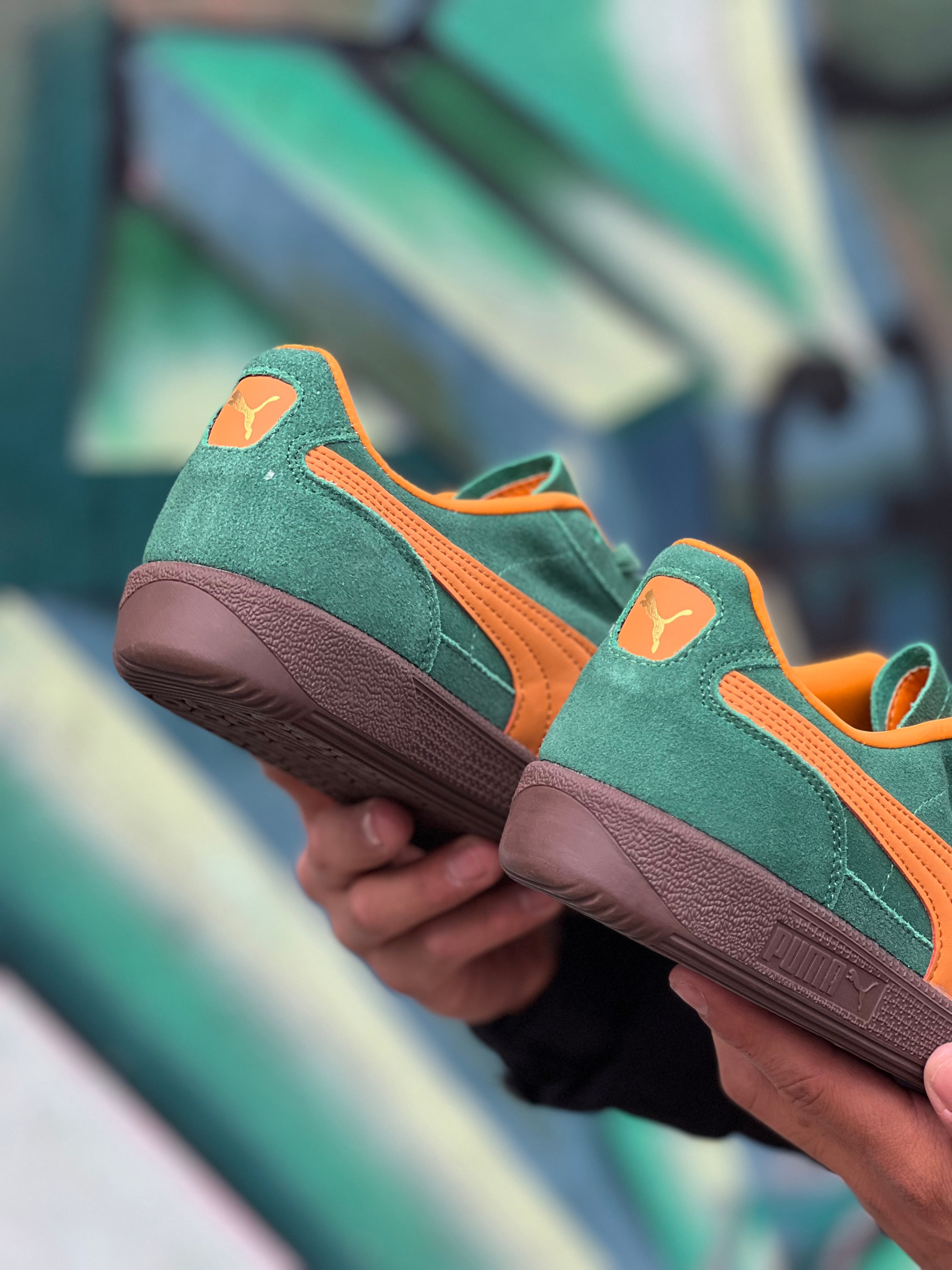 PUMA PALERMO LEATHER GREEN