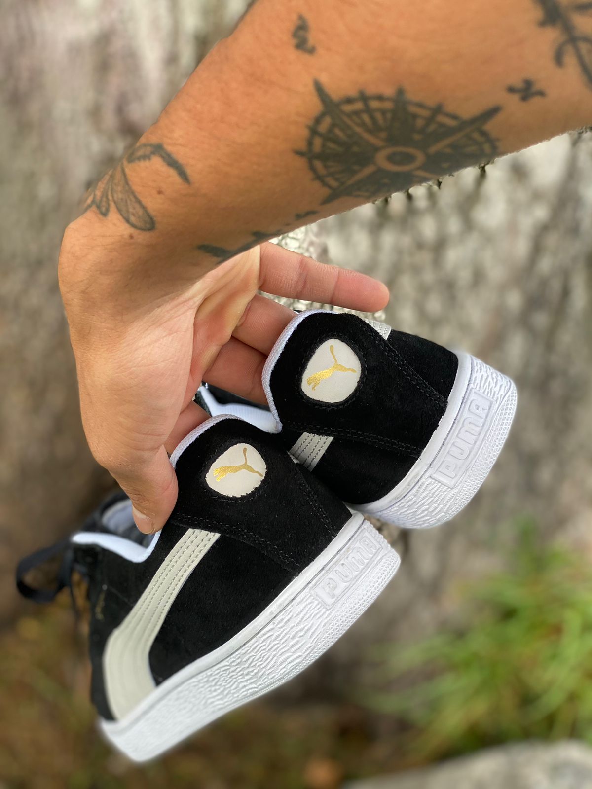 Puma Suede Black & White Classic