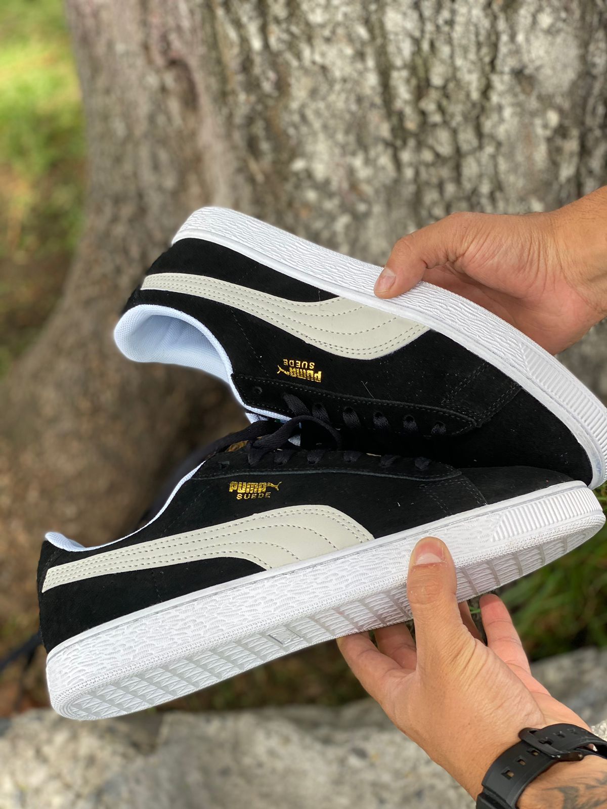 Puma Suede Black & White Classic