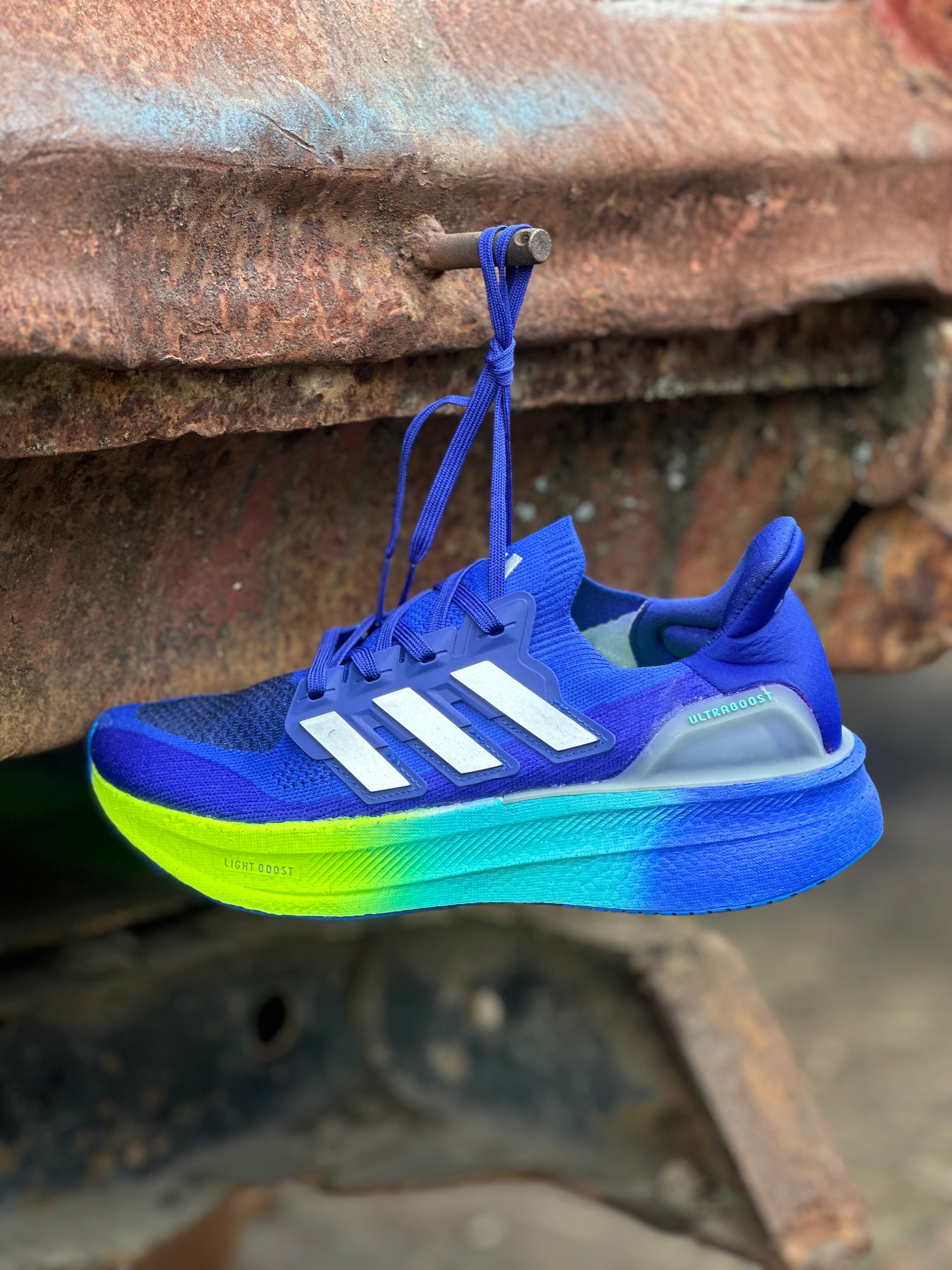 Adidas Ultraboost Light – Blue / Semi Impact Yellow / Lucid Cyan