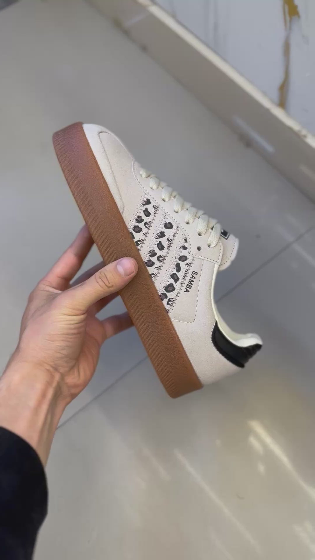 Adidas Sambae Leopard Off White